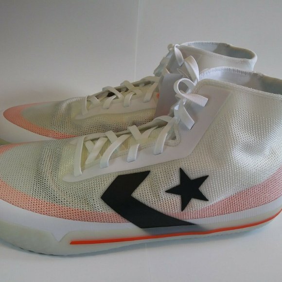 Converse All Star Pro BB Hi Size 18 White Bold Man - Picture 4 of 11